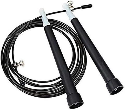 TurnerMAX Adjustable Jump Speed Skipping Rope With Steel Wire 3m Long For Fitness Workouts, Fat Burning Exercises,Boxing, CroosFit