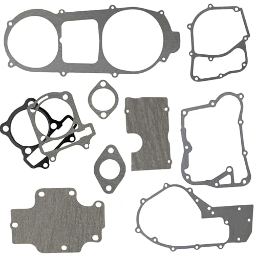 RedCap GY6 200cc Complete Engine Gaskets Set for Non-Shockproof 200cc 63mm GY6 EFI Engine Fits TaoTao Roketa Jonway SunL Coolster 4-Stroke ATV Go Kart Scooter Buggy Engine Top End Rebuild Kit