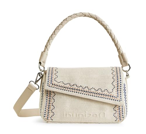 Desigual sac à main sac à épaule bandoulière Bols Regasita Hand Bag Lino beige