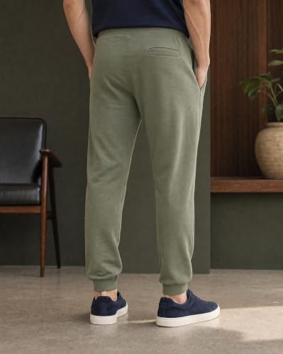 Image of Nobero Joggers for Men | Trackpants for Men | Regular Fit | Elasticated Waist with Drawcord | Soft & Breathable Fabric | Casual Everyday Wear