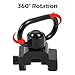 Gogoku 4-Pack Sling Swivel with Sling Adapter for 20mm Rail 1.25 Inch Adapter Attachment