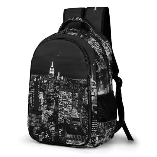 Durable NYC Skyline Large Backpack