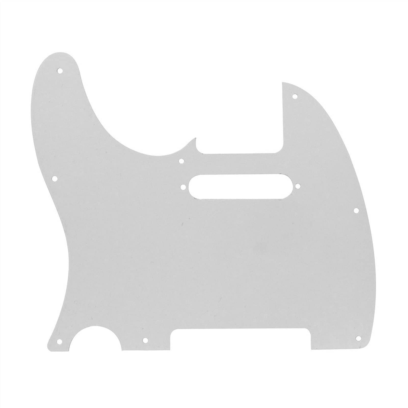 FLFL Piedra Eléctrica De La Guitarra Eléctrica De La Guitarra Eléctrica De 8 Orificios Estándar con Tornillos para TL Placa Protectora Guitarra