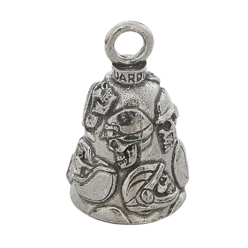 Image of Guardian Bell Good Luck Bell w /Keyring & Black Velvet Bag | Motorcycle Bell | Lead-Free Pewter | Made in USA