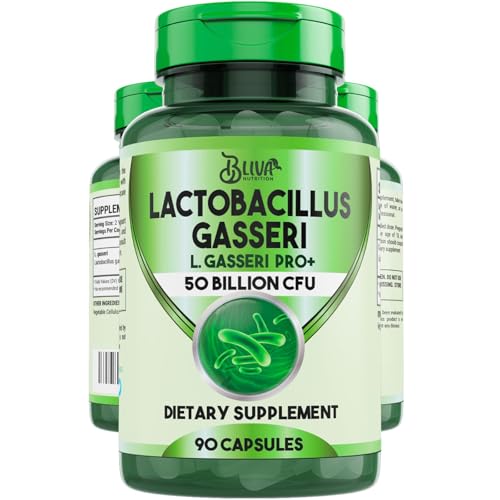 BLIVA Lactobacillus Gasseri Capsules L Gasseri - 50 Billion CFU per Serving - Highest CFU Count L. Gasseri Supplement - 90 Capsules