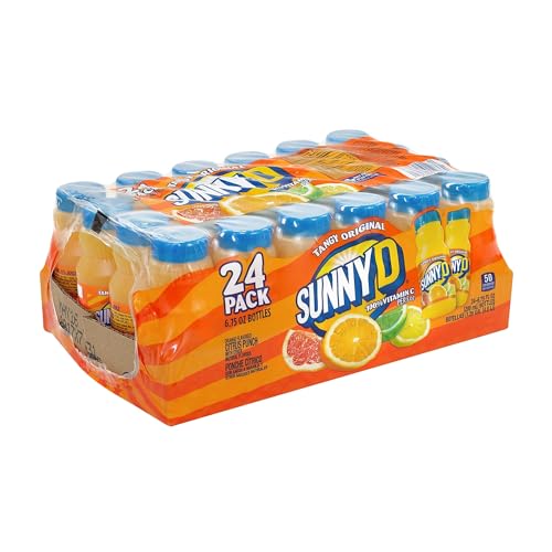 Sunny Delight Citrus Punch, 6.75oz, 24 bottles