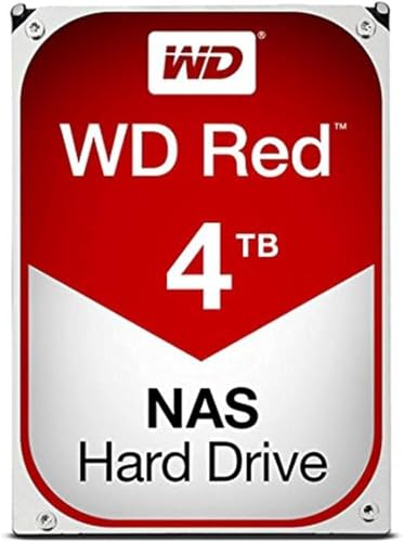 WD Red 4TB NAS Internal Hard Drive - 5400 RPM Class, SATA 6 Gb/s, SMR, 256MB Cache, 3.5" - WD40EFAX