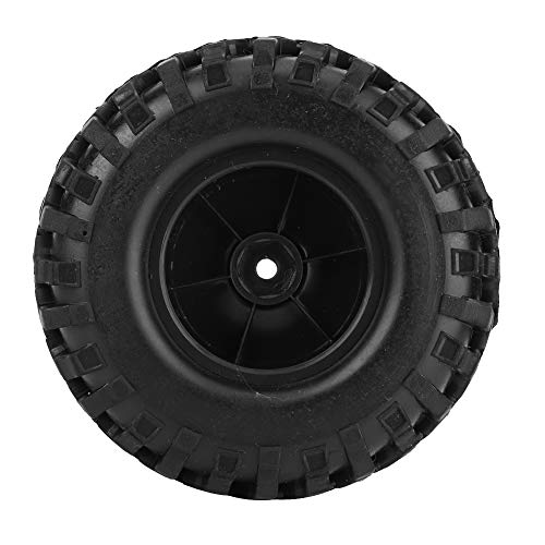 Pneu RC, acessório de carro RC de resistência ao desgaste, 1/10 para carro de controle remoto(Preto)