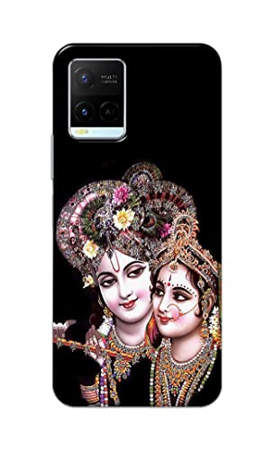 Image of PRINTFIDAA� Printed Hard Back Cover Case for Vivo Y21 | Y21T | Y21s | Y21e | Y21A | Y21G Back Cover (Radha Krishna) -2808