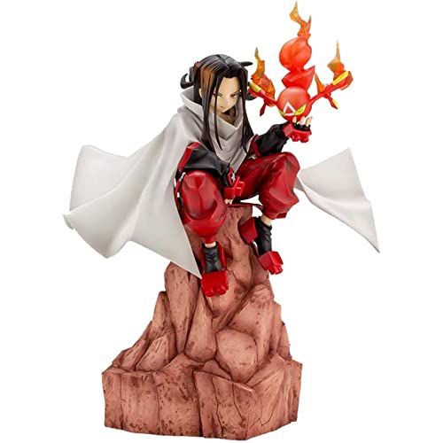 1/8 Shaman King Action Figures, 26Cm Asakura Hao Anime Toy Model Statue Pvc Environmental Protection Materials Collection Model Decoration Ornaments Gift #TOP1