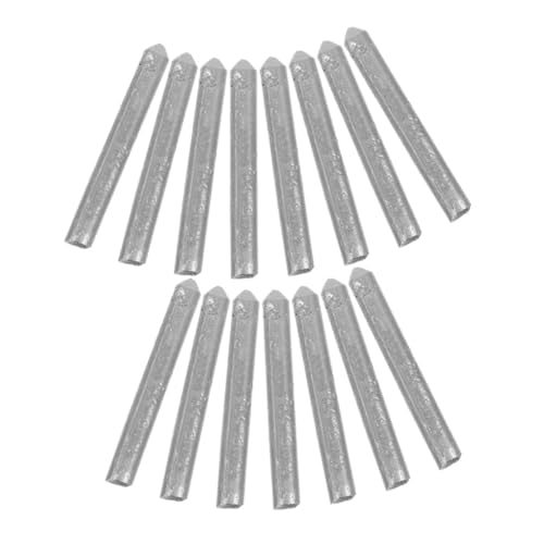 Mikikit 15pcs Low Heat Aluminum Welding Rods Silver Aluminum Rod Low Heat Welding Sticks Aluminum Rods Welding Aluminum