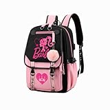 IHEDEN Kids School Backpacks Cute 2D Cartoon Backpack Girls Travel Bookbag Large Capacity Backpack
