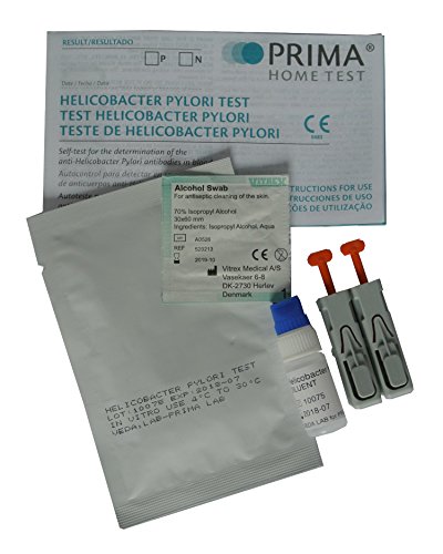 1 x H Pylori Test Kit - Stomach Ulcer Home - Helicobacter Tests by Prima