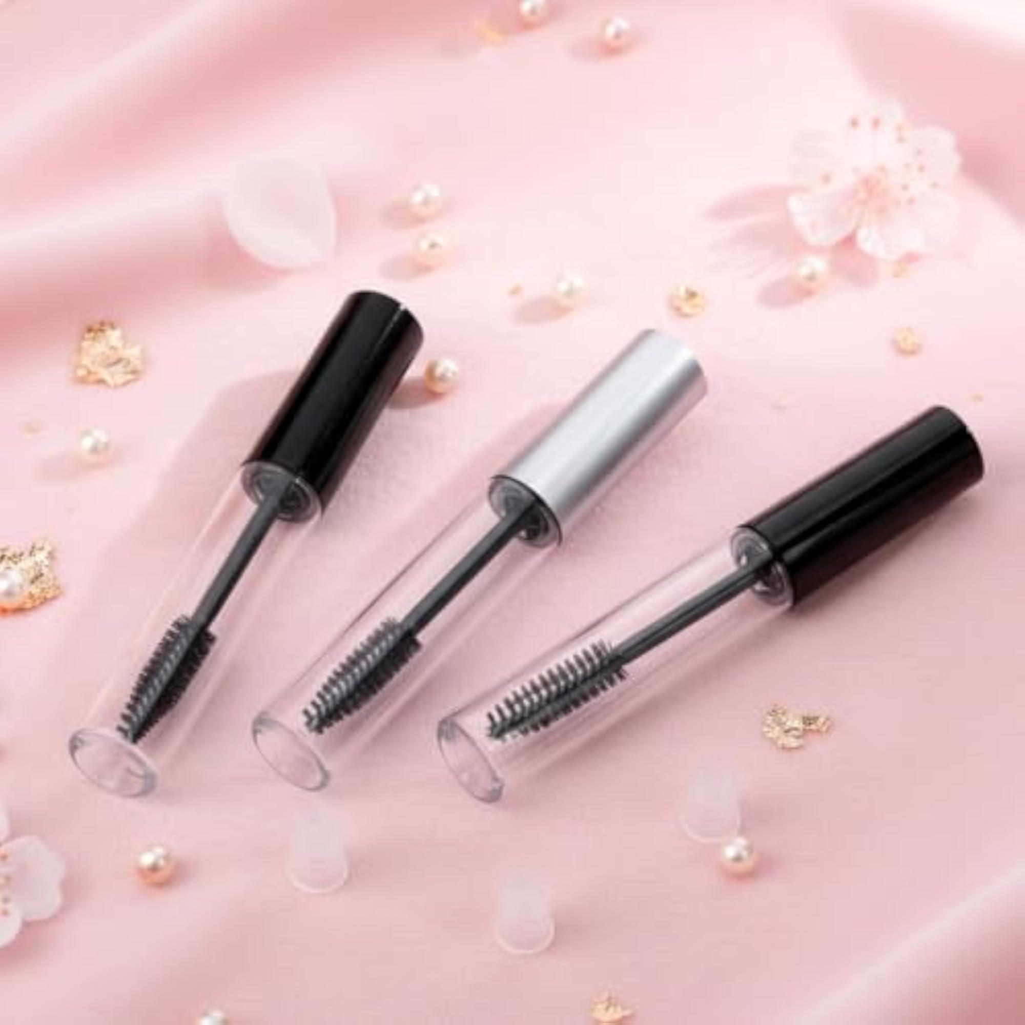 Empty 10ml Mascara Bottle with Funnel, Premium Eyelash Cream Container
