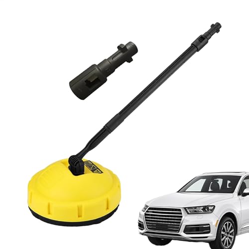 Detergente per pavimentazione, accessorio per idropulitrice, spazzola rotante flessibile, accessorio per pavimentazione, per cortili, vialetti, strade, per pulizia auto