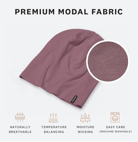 Image of Summer T-Shirt Beanie for Men & Women - Soft Modal - Slouchy Style