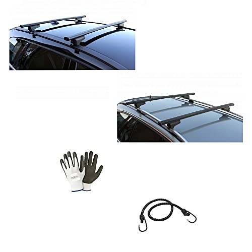 Barres de toit BMW X1 2020 pour rails de voiture de 130cm idéales pour vos vacances en famille