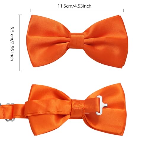 Image of habibee Suspenders and Bow Tie Set for Men, Adjustable Elastic Braces with Y-Back, Diverse Colors, Strong Clips