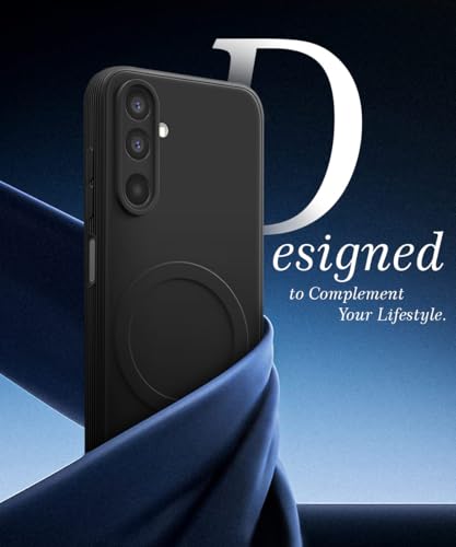 Image of WOW IMAGINE Back Case Cover for Samsung Galaxy M17 5G | A17 5G | F17 5G | Soft Matte Silicone Case| Slim Fit & Shockproof | Camera Protection Bumper Cover (Black)