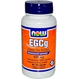  Now Foods Egcg Extracto De Te Verde, 400 Mg 90 Unidades 80 g