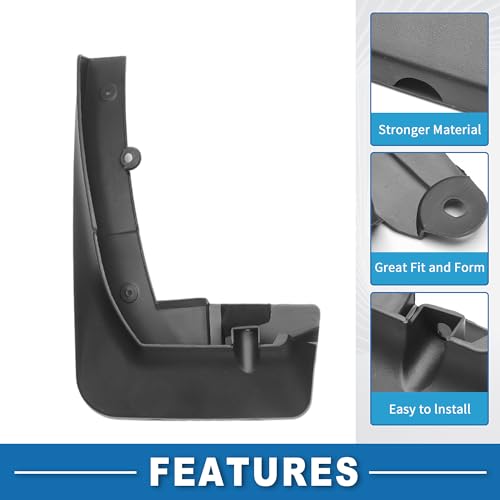 Image of Mud Flap Splash Guard with Mount Accessories Front & Rear Side Mud Guard for BMW X5 G05 2019-2023 (Set of 4)