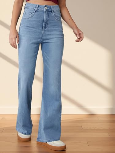 Image of Dolce Crudo Women's High Waist Straight Fit Jeans