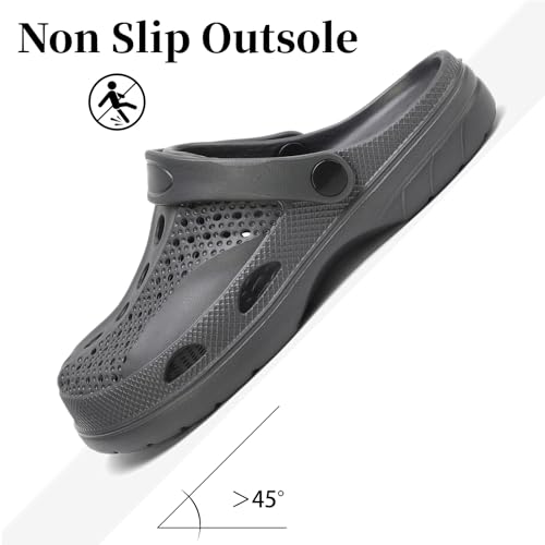 Image of SOSOWHLTE Men's Women's Arch Support Clogs,Unisex Garden Shoes Comfortable Slip-on Outdoor Sandals Slippers for Beach Casual