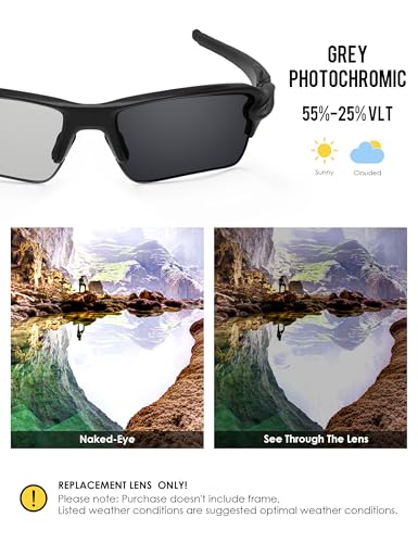 Image of BLAZERBUCK Anti Salt Replacement Lenses & Sock Kit for Oakley Flak 2.0 XL OO9188 Sunglasses