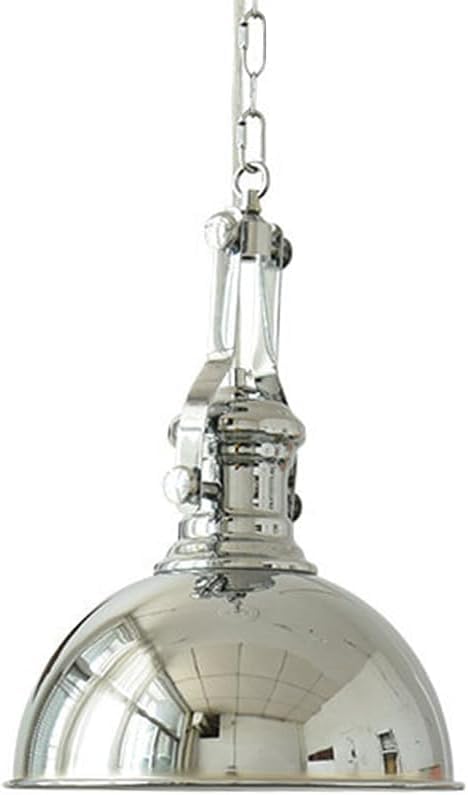 Lampe réglable style lustre salon moderne avec abat-jour rétro en métal
