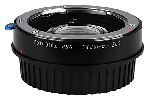 Image of Fotodiox PRO Lens Mount Adapter, 35mm Fuji Fujica X-Mount Lenses to Canon EOS EF Mount DSLR Camera Body
