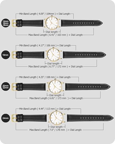 Fullmosa 20mm Quick Release Replacement Watch Straps/Band Compatible for Samsung Galaxy Watch 5 40mm 44mm/Pro 45mm/Watch 4 40mm 44mm/Classic 46mm 42mm(2021)- Black