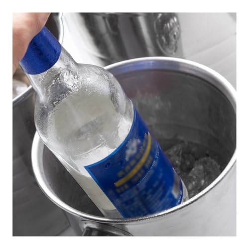 Cubo de hielo de acero inoxidable de alta calidad para conservar champán en tamaño M 7