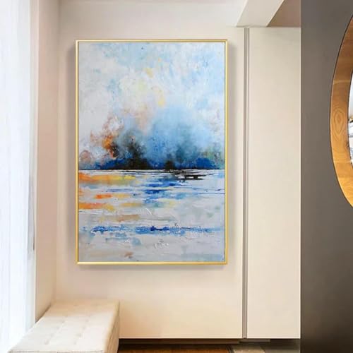 Impression sur toile encadrée de qualité pour décoration murale salon moderne