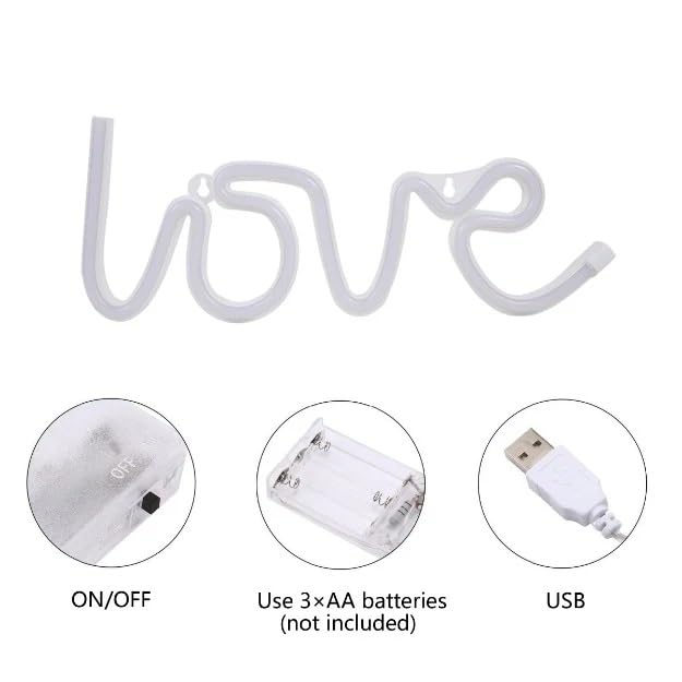 Image of Chronos Neon Sign Wall Hanging Light Battery & USB Operated for Home, Bedroom, Living Room, Kitchen, Dining Room, Bathroom, Office, Bar, Hotel, Restaurant, Nightclub, Party