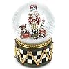 MACKENZIE CHILDS Snow Globe Christmas Decoration for Living Room Holiday Decor Nutcracker Drum
