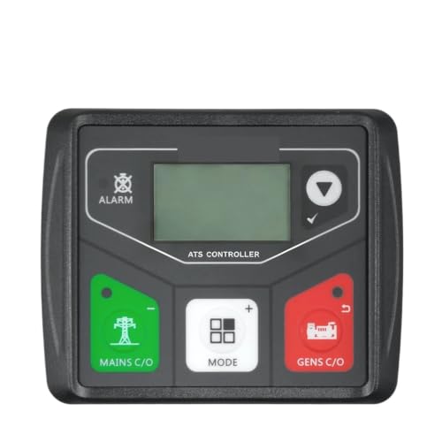 Controlador ATS320DC para asegurar energía continua en casa con generador ATS