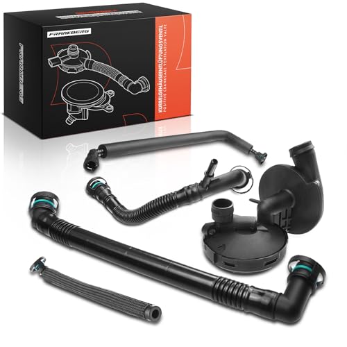 Frankberg Crankcase Oil Breather Compatible with 3 Series E46 320 323 325 328 330 1998-2005 5 Series E39 520 523 525 528 530 2000-2003 Replace# 11617501566
