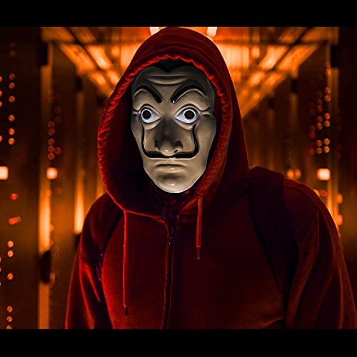 GOODS+GADGETS V As For Vendetta Mask - Guy Fawkes Mask - Halloween Carnival Anonymous (Salvador Dali) - Image 2
