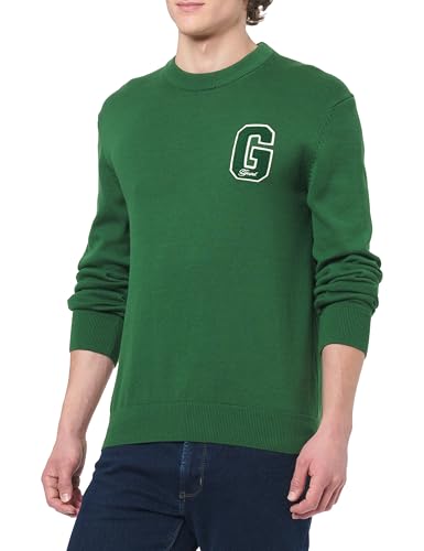 Vestibilità Regular Fit con girocollo (C-neck) e finiture a costine su polsi e fondo per una vestibilità stabile