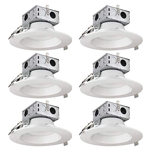 Sunlite 41283-Su 6-Inch Round Led Recessed Lighting Fixture, 15 Watts (100W Equivalent), 1020 Lumens, Dimmable, Energy Star, Etl Listed, 40K - Cool White 6 Pack #TOP11
