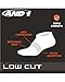 AND1 Mens Low Cut Socks - 12 Pack Performance Stretch Athletic Compression Sock for Men - Sports No Show Socks (6-12.5), Size 6-12.5, Black/Grey