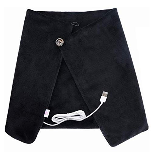 Walmeck USB beheizter Schal elektrische Heizdecke Winter Plüsch Heizung Warmer Schal für Car Office Home Cover