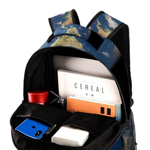 Sac de voyage décontracté planète et terre multicolore