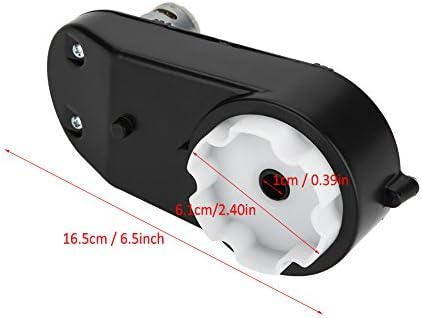 5. Bild von Paullice Kid Ride Toy Elektromotor Getriebe 6V/12V 12000-20000RPM für Kinderautospielzeug (12V 16000RPM)