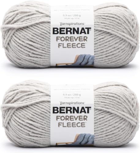 Image of Bernat Forever Fleece Balsam Yarn - 10 Pack of 280g /9.9oz - Polyester - 6 Super Bulky - 194 Yards - Knitting /Crochet