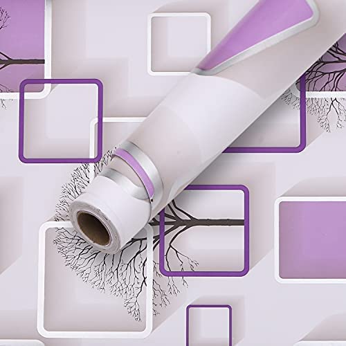 iSpace Self Adhesive 3D Printed Wallpaper (45 x 500 cm) (25 SFT) | Stylish Design Wall Stickers (Multi-3) (ISP-5)