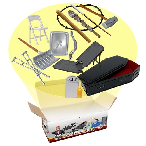 Hardcore Coffin 15 Piece Accessory Set for Wrestling Action Figures