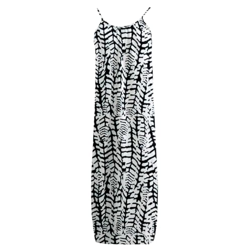 Robe imprimée décontractée mi-longue et fluide à manches courtes - 3