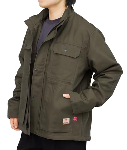 Image of BOCOMAL FR Jacket Insulated Flame Resistant Canvas Coat CAT4 Winter Outwear