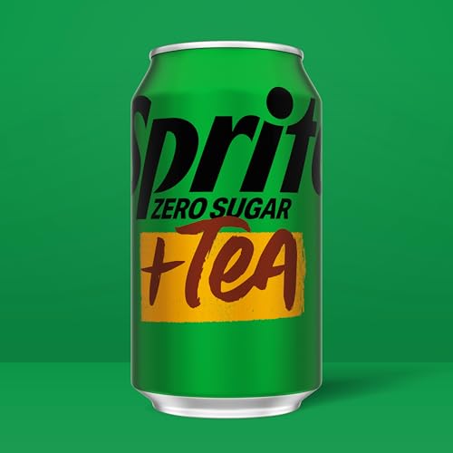 Image of Sprite + Tea Zero Sugar, Lemon-Lime and Tea Flavored Soda, 12 fl oz, 12 pack